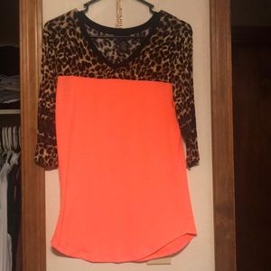 Rue 21 leopard print T-shirt